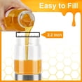thumbnail image 4 of Glass Honey Dispenser with Handle, Syrup Dispenser Jar for Honey Maple Syrup and Coffee, Easy Pour Kitchen Container for Pancakes and Waffles.(9 oz), 4 of 7