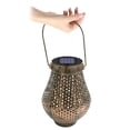 thumbnail image 1 of OUTAD Hanging Brown Solar Lantern Iron Lamp Ornament Solar Light Projection Lamp Solar Garden Light Tree Yard Decoration, 1 of 5