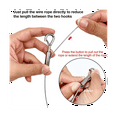 thumbnail image 3 of 2PCS Adjustable Picture Hanging Wire Kit,1MX1.5Mm Cables Hanging Rope, 3 of 6