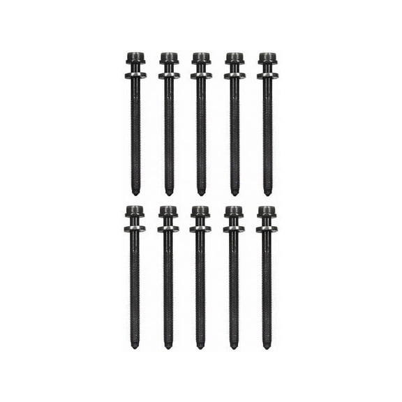 Head Bolt Set - Compatible with 1998 - 2005 Volkswagen Beetle 2.0L 4-Cylinder 1999 2000 2001 2002 2003 2004