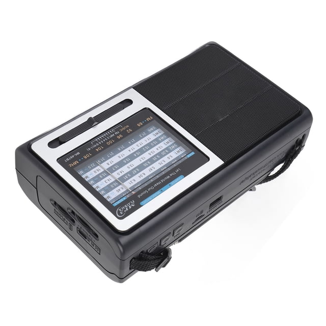 Portable AM SW Radio, 1200mAh Compact Shortwave Radio Battery Powered for Outdoor