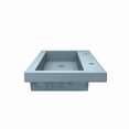 thumbnail image 6 of Native Trails Nsl4819 Nativestone 48" Trough Rectangular Concrete Drop In Bathroom Sink -, 6 of 7