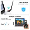 thumbnail image 4 of EIMELI USB WiFi Adapter for PC   600Mbps Wireless Network Adapter with High Gain Antenna  Dual-Band 2.4G/5GHz Wi-Fi Dongle Compatible with Desktop  Laptop  Windows  Mac OS  Linux, 4 of 7