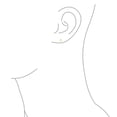 thumbnail image 3 of Bling Jewelry Womens Minimalist 14K Gold Serpent Cartilage Ear Stud Earring with Safety Clutch, 3 of 5