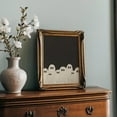 thumbnail image 3 of Cute Ghosts Halloween Canvas Poster Vintage Spooky Print Wall Art Minimal Black And White Ghost Painting For Fun Halloween Dorm Room Living Room Home Decor Unframed, 3 of 8