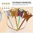 thumbnail image 3 of 4pcs Butterfly Fork Spoon Set Korean Child Small Coffee Stainless Steel, 3 of 5