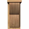 thumbnail image 2 of 7 1/2"W x 12"D x 16"H Crestline Smooth Corbel w/Backplate, Western Red Cedar, 2 of 9