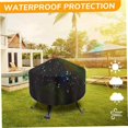 thumbnail image 3 of Fire pit cover round, 34x15 waterproof antiUV with drawstring, windproof, dustproof for outdoor, 3 of 5