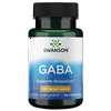 Swanson Gaba Gamma Aminobutyric Acid 250 mg 60 Capsules