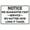 Warning Sign 3, variant on Right to Pass by Permission Subject Control Sign - 8"x12" Metal Sign, Indoor & Outdoor Use