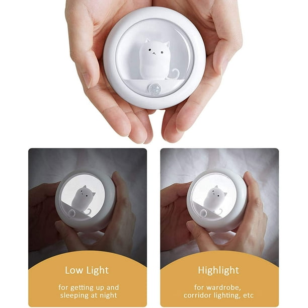 Veilleuse À Capteur rechargeable intelligent LED Avec Aspiration