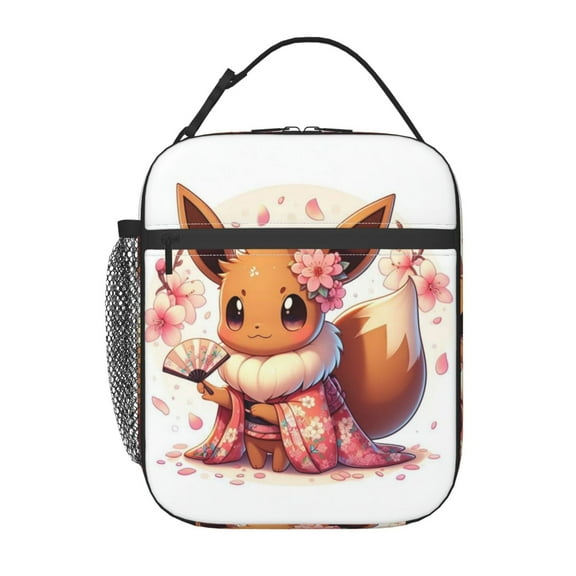 Eevee Lunch Bag Insulated Reusable Lunch Box Lunch Tote Lunchbox Portable Bento Bags For Men Women Office Work Travel Picnic Camping 8 x 10 x 4 inch