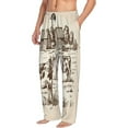 thumbnail image 2 of Daiia Cows On The Farm Men's Sleep Pant with Pockets and Drawstring,Pajama Pants-XX-Large, 2 of 9