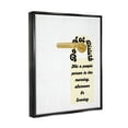 thumbnail image 3 of Stupell Do Not Disturb Door Handle Humor Inspirational Painting Black Floater Framed Art Print Wall Art, 3 of 6