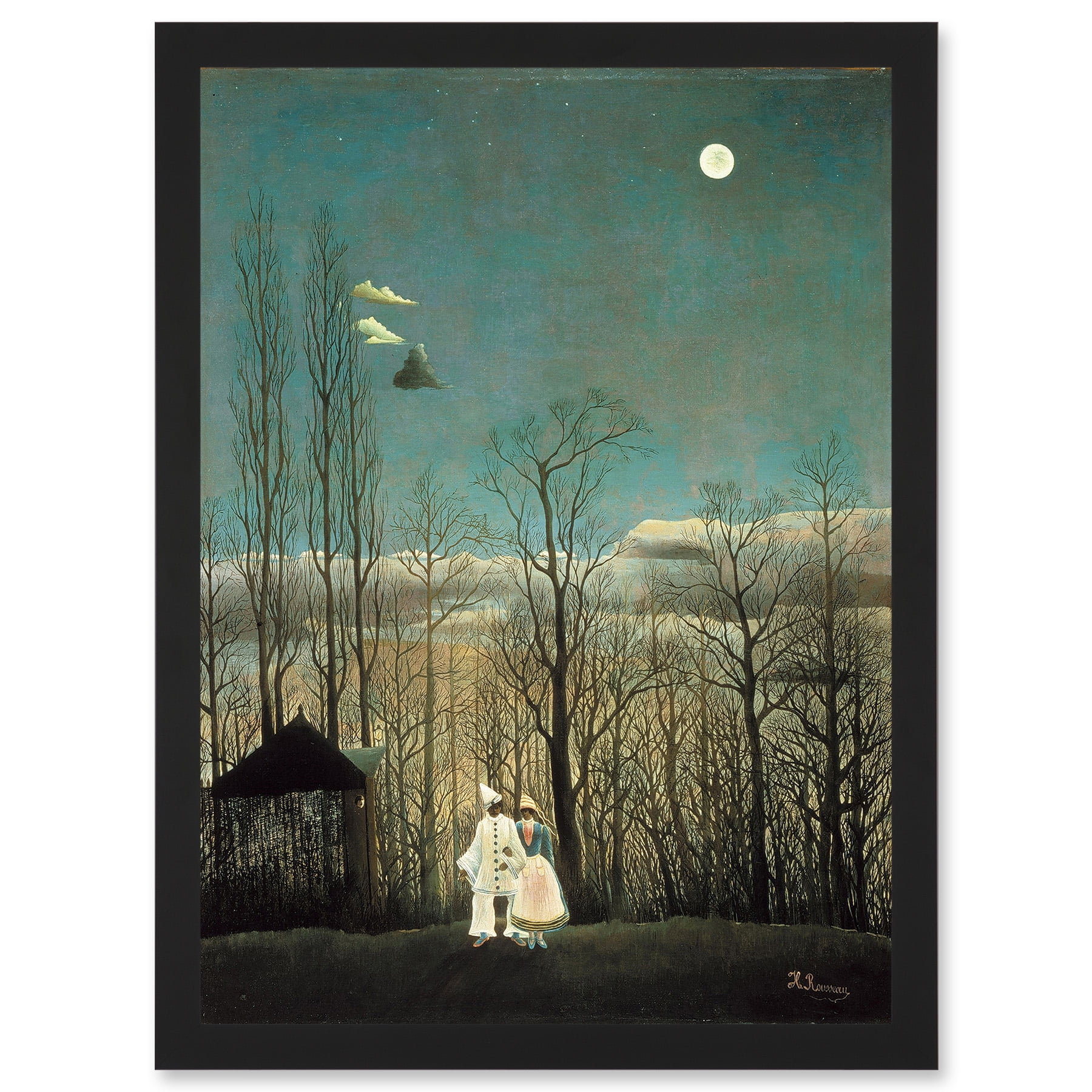 Painting Henri Rousseau A Carnival Evening Artwork Framed Wall Art ...