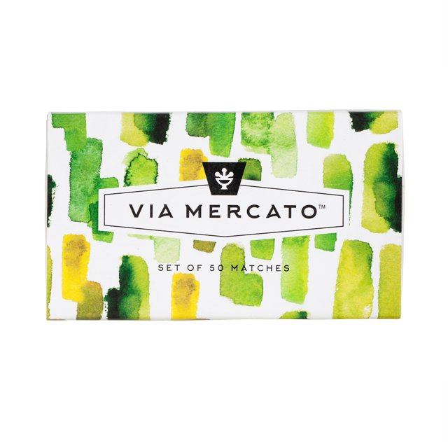 Design Imports 25111GNG Vm 50pc Match Box Gift - Green & Gold