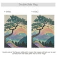 thumbnail image 4 of Yayeee Garden Flag 28" x 40" Double Sided Outdoor Yard Lawn Holiday Decorations, Pine Tree Rainbow, 4 of 6