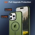 thumbnail image 4 of Funda magnética SUPFINE para iPhone 14 Pro Cangling Green, 4 of 7