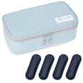 thumbnail image 7 of Insulin Cooler Travel Case, Large Tsa Approved Medication Organizer Bag, 4 Ice Packs, Light Blue, 9”x4.7”x3.14”, 7 of 7