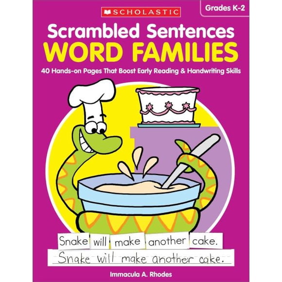 Familles de Mots, Grades K-2, Immacula A. Rhodes Broché