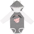 thumbnail image 3 of Inktastic I'm a Pig Deal Cute Pig Pun Boys or Girls Long Sleeve Baby Bodysuit, 3 of 5
