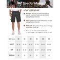 thumbnail image 5 of SPECIAL MAGIC Men's Cargo Shorts Mens Golf Shorts with 6 Pockets（Solid Black 32）, 5 of 9