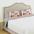 thumbnail image 3 of Yayeee Pillowcase King Size Set of 2 Satin Wrinkle Resistant Pillow Case, Christmas Gift Train, 3 of 8