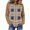 152#Khaki, variant on Women Long Sleeve Shirts Plaid Print Raglan Sleeve Thermal Tops Crewneck Casual Fall Clothes