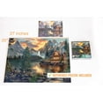 thumbnail image 5 of Prime Time Puzzles 1000 Piece Jigsaw Puzzle for Adults - Mountain Cabin by a Lake - Challenging Puzzle Perfect for Game Nights - 1000 Piece for Adults. 20x27 inches, 5 of 9