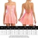 thumbnail image 2 of Vestido De Tirantes Finos Vestido ajustado para mujer Sin espalda Estilo sexy Color sólido Cuello cuadrado Traje de vacaciones Kuymtek Rosa S para Mujer, 2 of 8