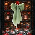 thumbnail image 4 of Large Velvet Christmas Bow Decoration for Tree Window Wedding Arch and Party Decor, 4 of 6