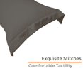 thumbnail image 4 of Home Premium Pillowcases, 100% Microfiber Comfortable Pillow Case, Soft Breathable Pillow Case, 20 x 26 Inches, Standard Size, Smoky Gray, 4 of 7