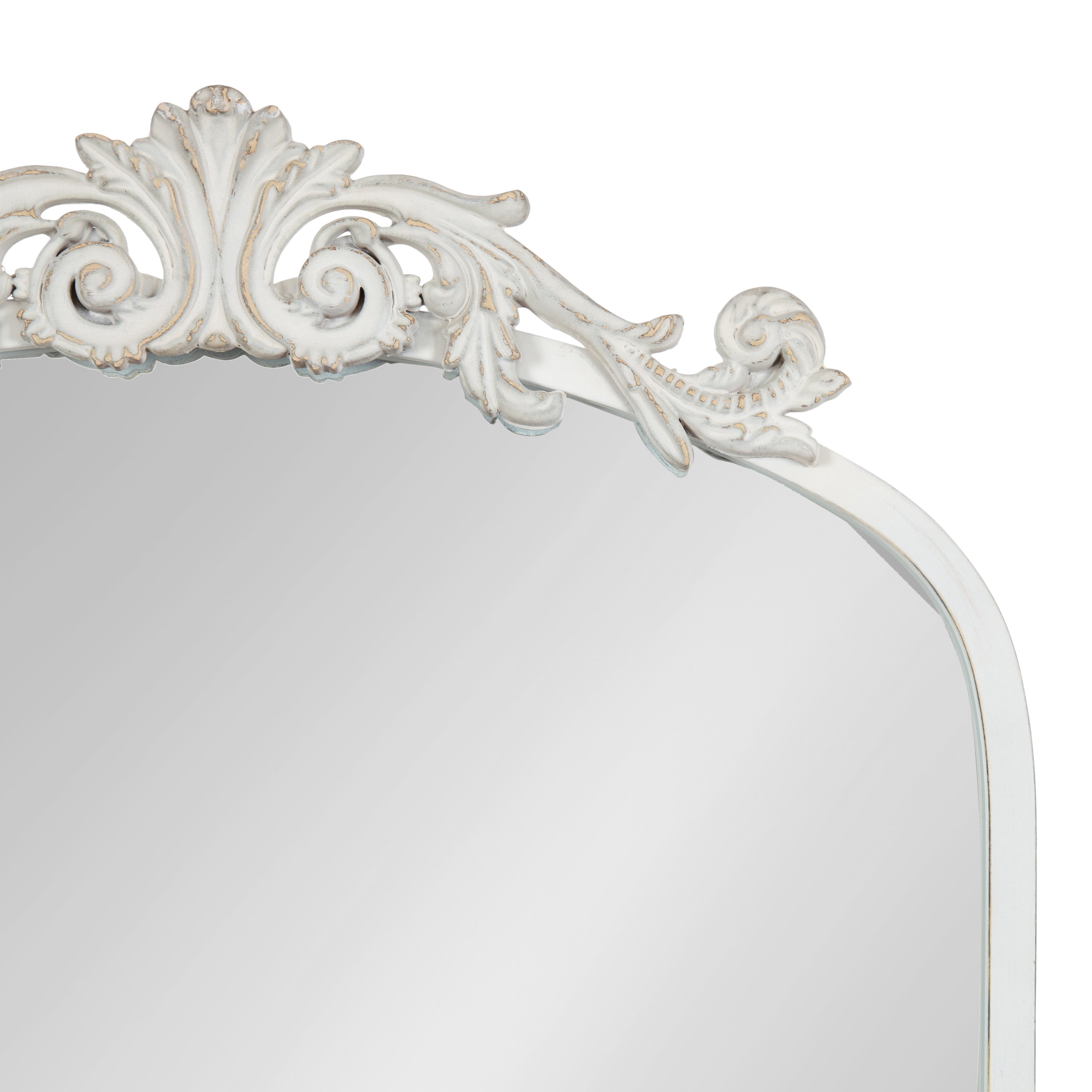  Kate and Laurel Arendahl Traditional Arch Mirror, 19 x 30.75,  Gold, Baroque Inspired Wall Decor : Everything Else