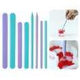thumbnail image 2 of Reusable Epoxy Liquid Paint Mixing Stirrer Silicone Stir Stick Stirring Rod, 2 of 20