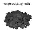 thumbnail image 3 of Black Confetti Metallic Foil Round Scatter Confetti for Balloon Wedding Birthday Party,250g/8.8oz, 3 of 7