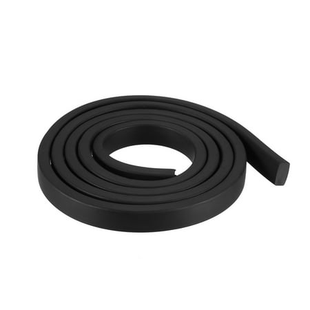 

Unique Bargains Solid Rectangle Rubber Seal Strip 0.39 Wide 0.2 Thick 3.28 Feet Long Black