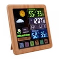 thumbnail image 2 of Full Weather Clock Weather Station Indoor Outdoor Color Display Weather Atomic Clock, 2 of 15