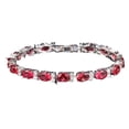 thumbnail image 1 of Pulseras de tenis para las mujeres Múltiples colores Pulseras Birthstone Pulseras de plata esterlina Pulseras de tenis Charm Joyería fina Joyería de cumpleaños para las mujeres mamá, 1 of 7