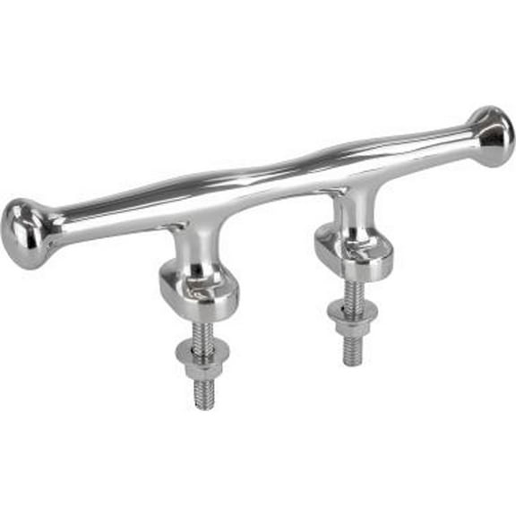 Sea-Dog 041666-1 Stainless Steel Stud-Mount Smart Cleat - 6-1/4"