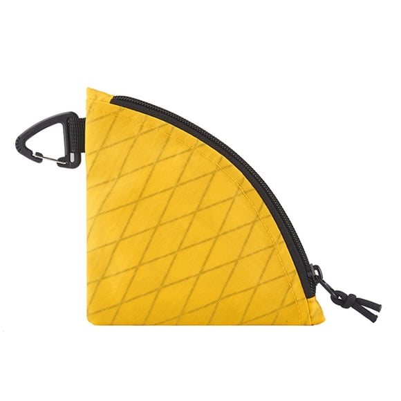Multifunctional Camping Purse with Hook X-PAC Nylon Manual Coffee Filter Paper Storage Bag for Picnic