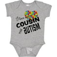 thumbnail image 3 of Inktastic I Love My Cousin with Autism Boys or Girls Baby Bodysuit, 3 of 5