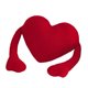 thumbnail image 2 of Almohada de corazón, linda y divertida almohada de corazón, almohada de felpa, cojín, rendimiento de primera categoría, 2 of 8
