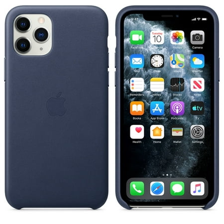 UPC 190199269590 product image for Apple Leather Case (for iPhone 11 Pro) - Midnight Blue | upcitemdb.com