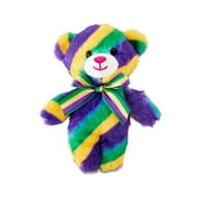 Way to Celebrate Mardi Gras Bulk Pack Bear Plush