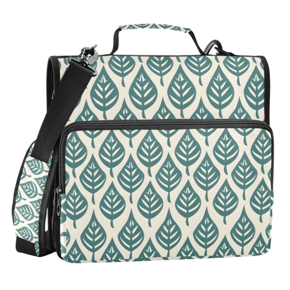 ALAZA Zipper Binder Leaf 3 Ring Trapper Keeper File Folder Organizer Bag