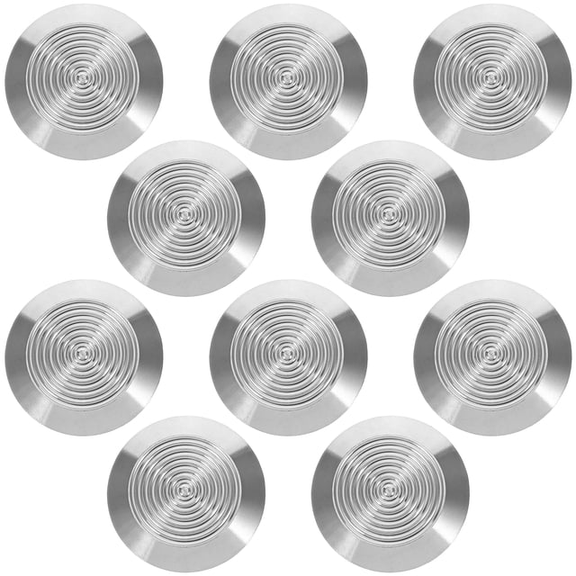 10 Pcs Clous d'Avertissement Tactiles pour Pavage de Chemin, Trottoir, Route, Sensoriel