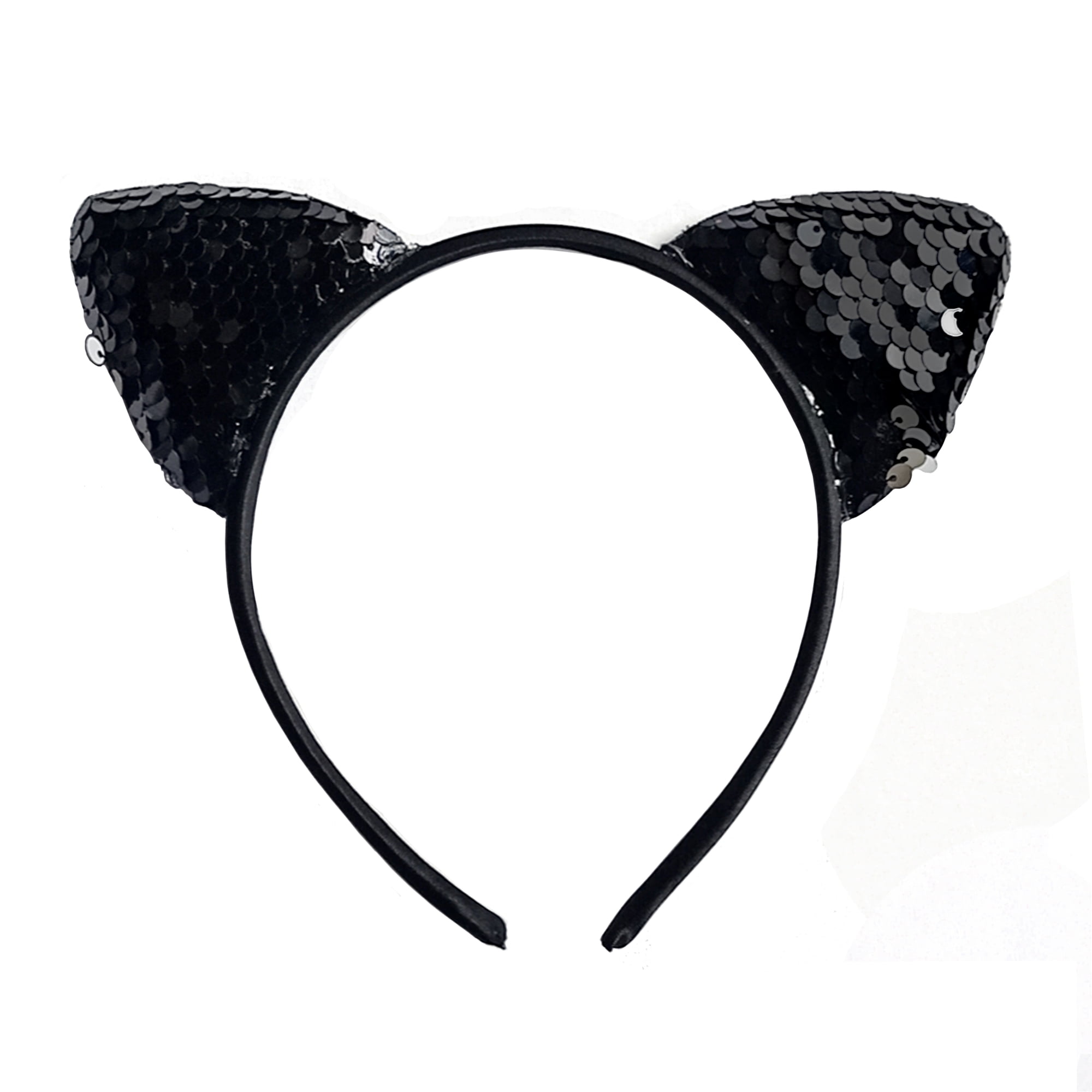 Way to Celebrate Halloween Cat Sequin Headband
