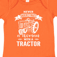 thumbnail image 4 of Inktastic Tractor Woman Girls Baby Bodysuit, 4 of 5