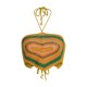 thumbnail image 1 of Lucakuins - Camisola corta con cuello halter para mujer, sin mangas, sin espalda, con estampado de corazón, dobladillo de pañuelo, camisola de ganchillo Lucakuins S-L, 1 of 9