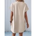 thumbnail image 5 of Womens Summer Dresses Fashion 2025 Short Sleeve Spring Mini Dress Casual Beach Vacation Clothes Dresses XXL, 5 of 9